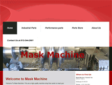 Tablet Screenshot of maskmachine.com